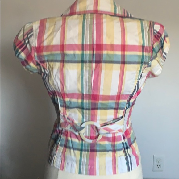 American Rag Striped Short Sleeve Top - Picture 4 of 6